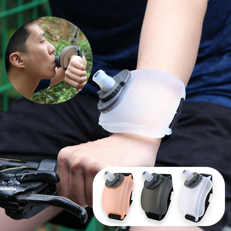 Portable Wrist Water Bottle – Hands-Free Hydration for Runners & Cyclists