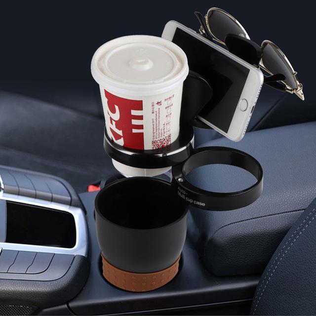 Car Door Cup Holder – ABS & Rubber Drink Stand for Vehicles
