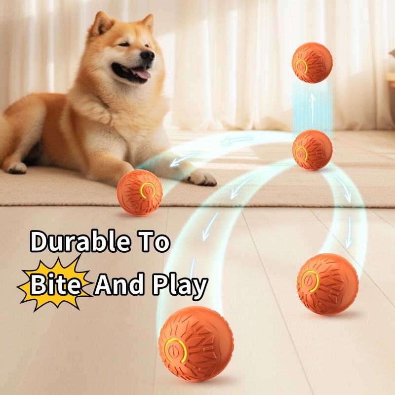 Automatic Dog-Teasing Ball – Light-Up Electric Bouncing Toy for Pets