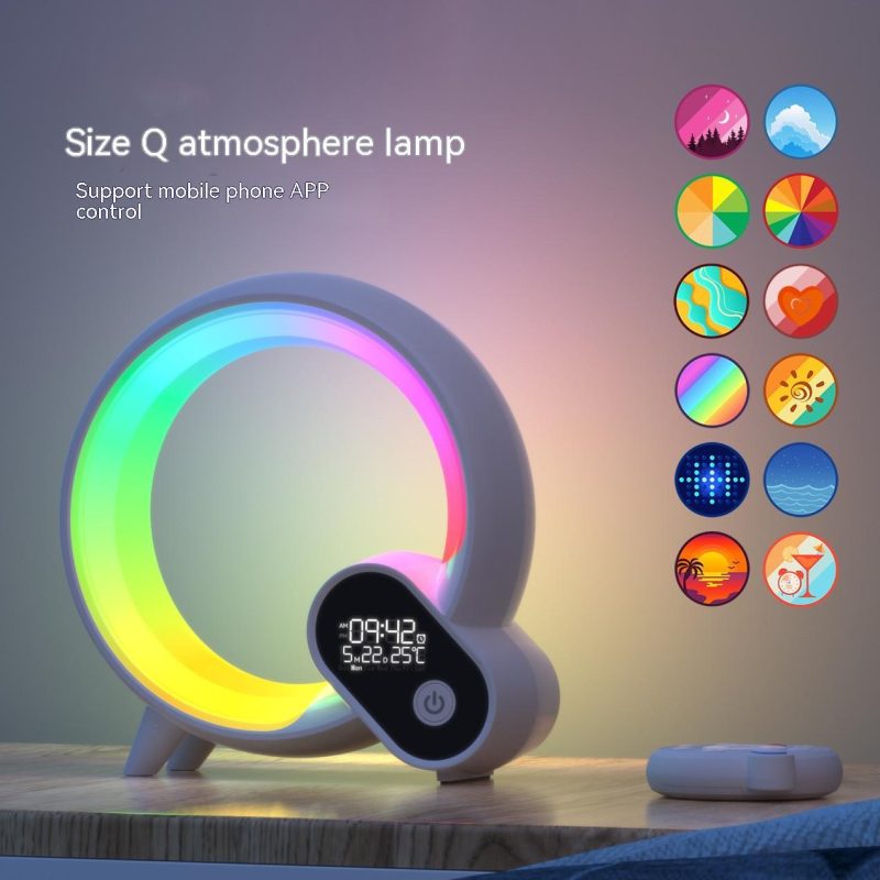 Sunrise Wake-Up Alarm Clock – Bluetooth Speaker & LED Mood Light